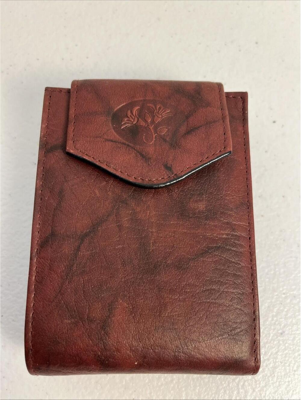 Buxton Women’s Wallet Billfold Julia Buxton Co. Heiress Burgundy Leather NIB